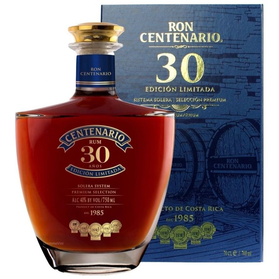 0-6a79b06e-900-Rum-Centenario-30-Anni-Edizione-Limitada-Super-Premio-Centenario-Ron.jpg Ron Centenario 30 Gran Reserva Rum - Image 1
